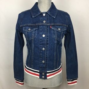 Levi’s Women’s Trucker Jacket with Rib Trim Small